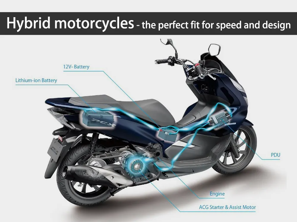 Hybrid motorcycle the perfect fit for speed and design