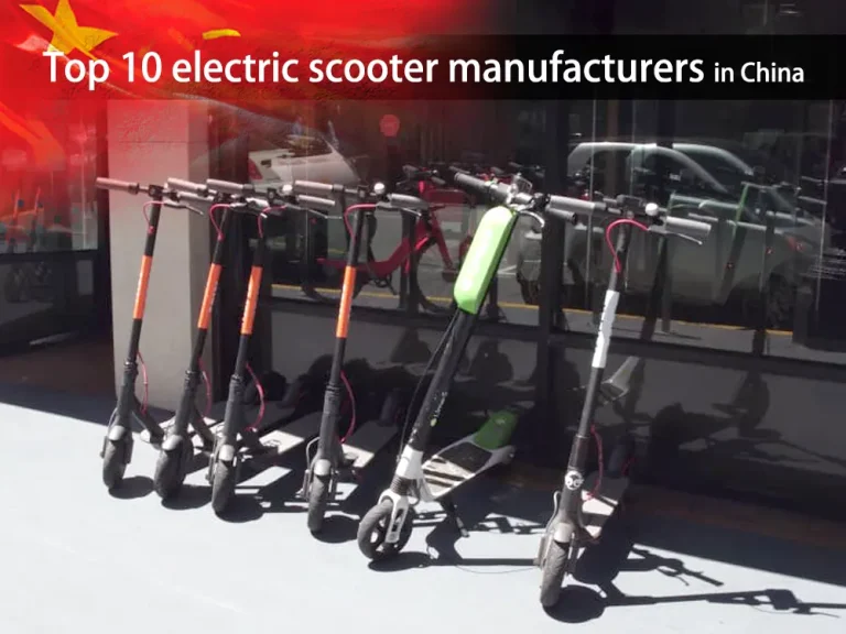 Top 10 des fabricants de scooters électriques en Chine