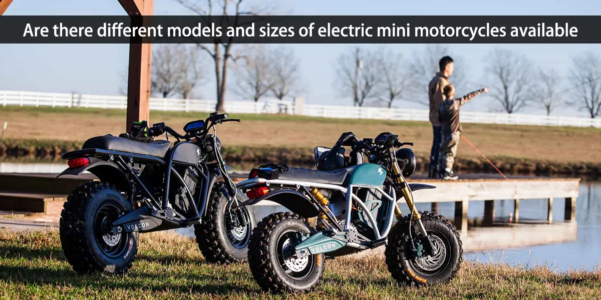 13 Existem diferentes modelos e tamanhos de mini motocicletas elétricas disponíveis?